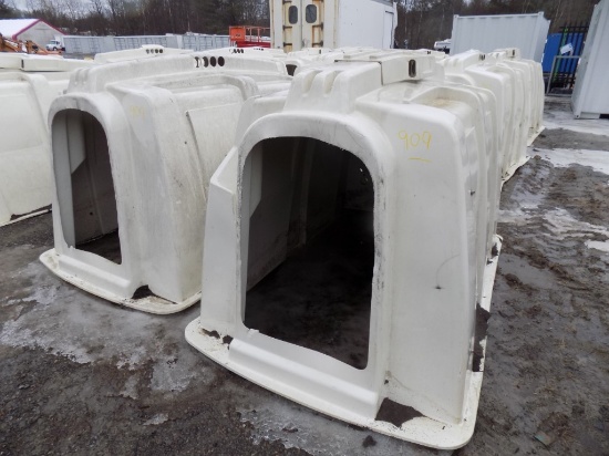 (2) Used Poly Calf Huts (2X BID PRICE)