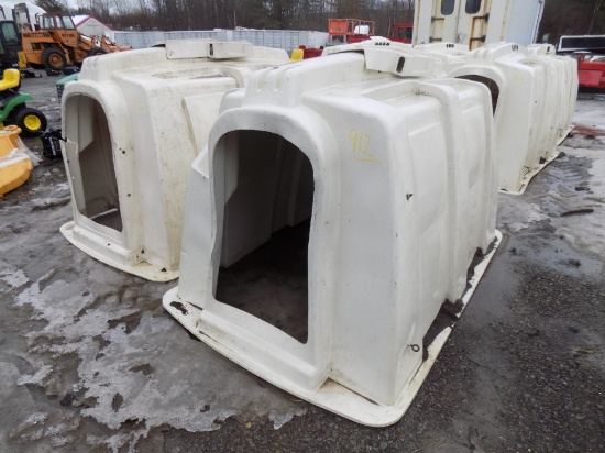 (2) Used Poly Calf Huts (2X BID PRICE)