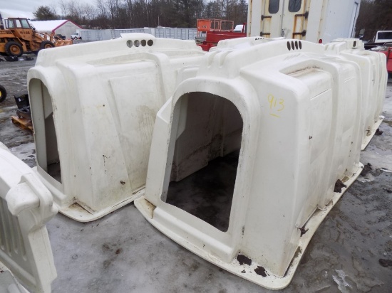 (2) Used Poly Calf Huts (2X BID PRICE)
