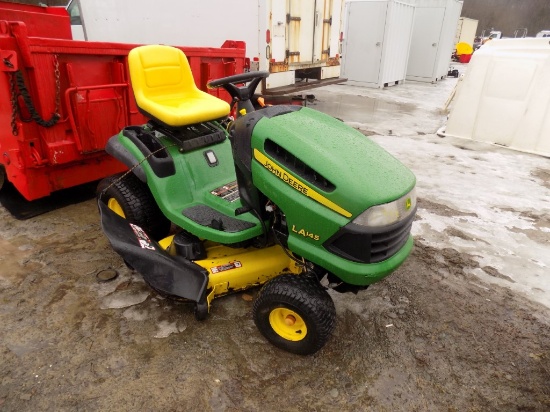 John Deere LA145, 48'' Deck, 22 HP, Hydro, 278 Hrs., SN323047