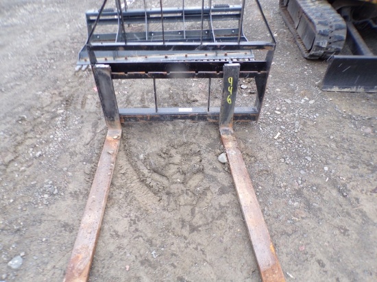 Kivel 48'' Skid Steer Pallet Forks