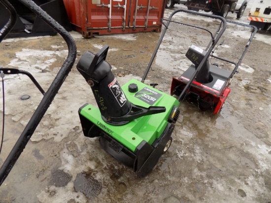 Lawn Boy 3 HP 18'' Snow Blower, 2 Stroke, Green