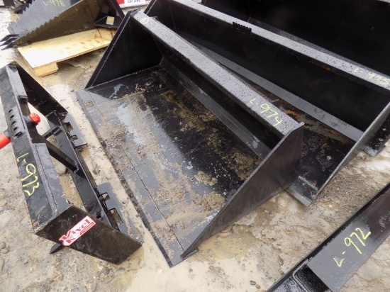 New Swict 60'' Bucket for Skid Steer Loader