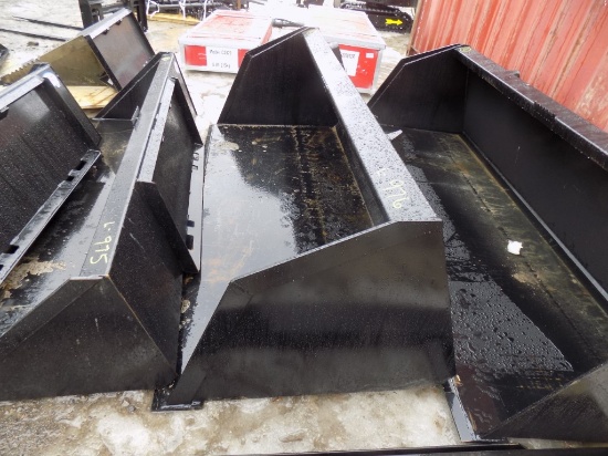New Swict 84'' Deep Material Bucket for Skid Steer Loader