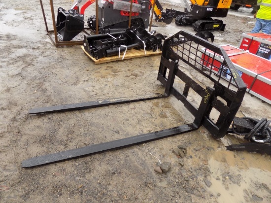 New Pallet Forks for Skid Steer Loader, 60'' Forks