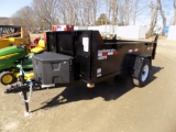 2025 New Cross Country ''510DT5'' 5x10 Dump Trailer, Single Axle, 6900 Lb.