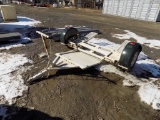 White Car Dolly w/Black Fenders, NO TITLE, BOS ONLY