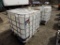 (2) 275 Gallon Caged Poly Tanks, Food Grade, (1) Is Missing Cap (2 X BID PR