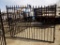 New 20' Bi-Parting Iron Gates, No Center Cut Out