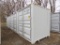 New 40' White Storage/Shipping Container with 4 Side Access Doors and Swing