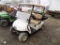 White EZ-Go TXT48 Electric Golf Cart with Canopy, Windshield, Bag Holder wi