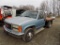 1991 GMC 3500 Dsl. Dump Truck, Reg. Cab., Light Blue, 6.2 Dsl., Automatic,