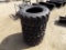 (4) New Fore Runner 10-6.5 Skid Steer Tires, NOT MOUNTED, (4 X BID PRICE)