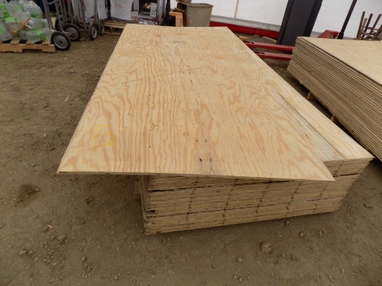 (29) Pcs of T-111 Plywood Siding, 4' x 8' Sheets, Sold by the Sheet (29 x B