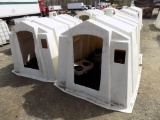 (2) Calf Huts, Minor Damage Here And There (2 X BID PRICE)