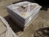 Pallet With 94SF Of Manufactured Stone Pavers, 2'' Thick, Assorted Dimensio