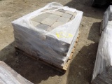 Pallet Of 84 SF Manufactured Multi-Color Pavers, 8x7, 2' Thick, Sold By SF
