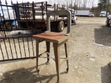 Machine Shop Steel Table On Casters, Heavy