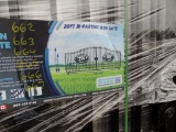 New 20' Bi-Parting Iron Gate with Deer/Elk/Mountain Center Cut Out