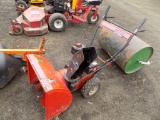 MTD Yard Machines 5/22 Snowblower, Turns Over a Little Easy