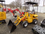New AGT KRW23 Articulating Wheel Loader with Canopy, 739cc Gas Engine, 40''