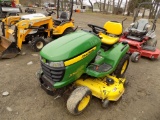John Deere X500 Riding Mower, 54'' Deck, 24 HP, Hydro., S/N 080213, Hours U