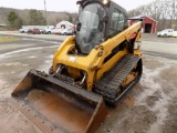 Cat 289D Tracked Skid Steer, Full Cab w/AC, High Flow Hydraulics, 2 Speed,