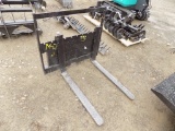 New 30'' Pallet Forks For Mini Skid Steer Loader