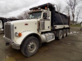 2011 Peterbilt 367 Tri-Axle Dump Truck, Cat C-13 Acert Engine, Eaton 8LL Tr