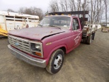 1984 Ford F-350 Stake Body Dump Truck, Red, Manual Trans, 39,133 Miles Show
