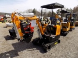 New Miva Mini Excavator Model VA15, 13.5 HP, 16'' Bucket, Stationary Thumb,