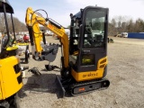New AGT Mini Excavator Model QK18RXS-C, 15 HP,16'' Bucket, Hydrauic Thumb,