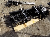 New Attachment Set ForMini Ecavator, Hyd. Auger, Grapple, Rake, Ripper Toot