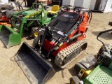 AGT Industrial LRT23 Mini Skid Steer Loader,Orange,Used Some, 8.8 Hours, Ga