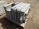 Pallet With 184 SF Of Thermaled Bluestone Pattern, Assorted Thickness And D