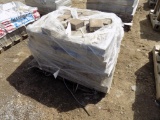 Pallet With 96 SF Of 2'' Thick Manufactured Stone Pavers, 9''x6'', Some 6''