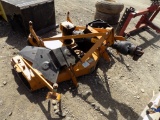 Woods 3PT Hitch 5' Finish Mower, PTO Driven , Front Casters Need Work
