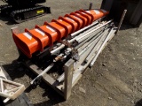 Pallet With Sign Stands And Traffic Cones