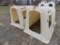 (2) Used Tan Calf Huts, SOME DAMAGE HERE AND THERE (2 x Bid Price)