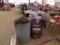 Dayton Barrel Dust Collector, 1 HP, 115/230V, 1 PH with (2) Barrels and (1)