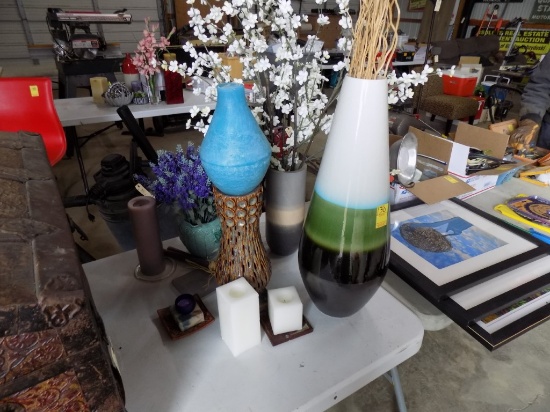 Group of Vases and Candles