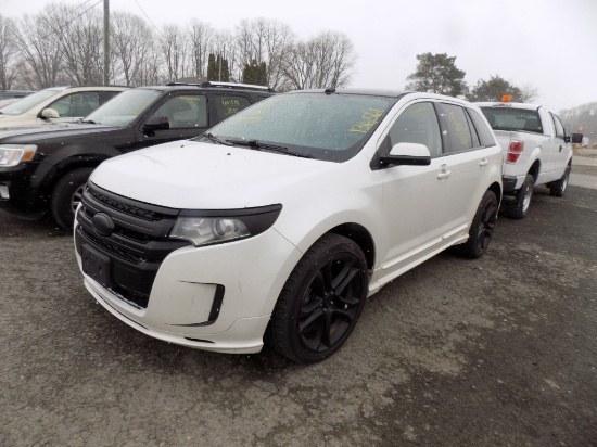 2014 Ford Edge Sport, AWD, Auto, Leather Heated Seats, Panoramic Roof, Nav.