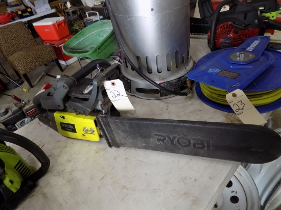 Ryobi C4618 Chainsaw with Bar Cover, Pull Over, Good Compression