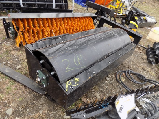 New 60'' Hydraulic Roller for Skid Steer Loader