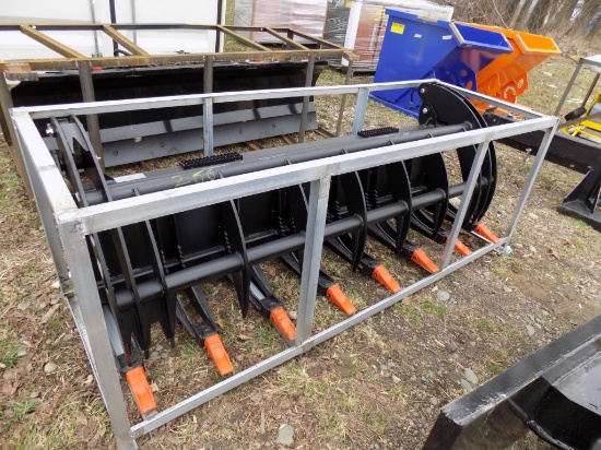 New Brush Grapple Bucket for Skid Steer Loader, 78'' Wide