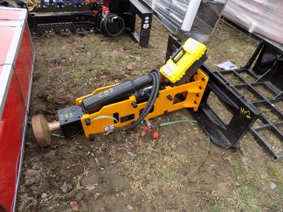 New Hydraulic Post Pounder for Skid Steer Loader