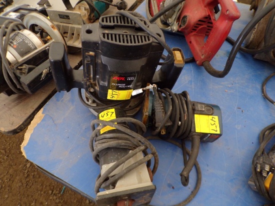 Porter Cable Corded Laminate Ryobi Corded Laminate Router and Skil Corded P