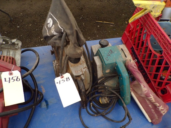 Porter Cable Rockwell Speedmatic Belt Sander and Makita Belt Sander, UNKNOW