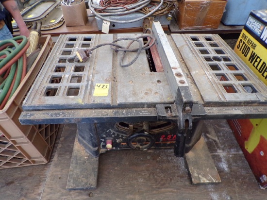 Sears Roebuck 10'' Portable Table Saw with 2.5 HP Motor