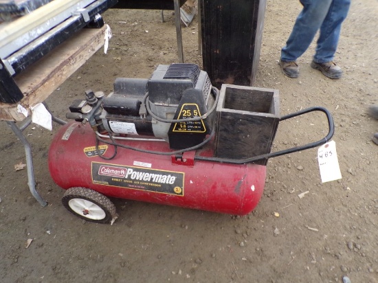 Coleman Powermate Direct Drive Air Compressor, 25 Gal, 5 HP Motor, 95-125 P